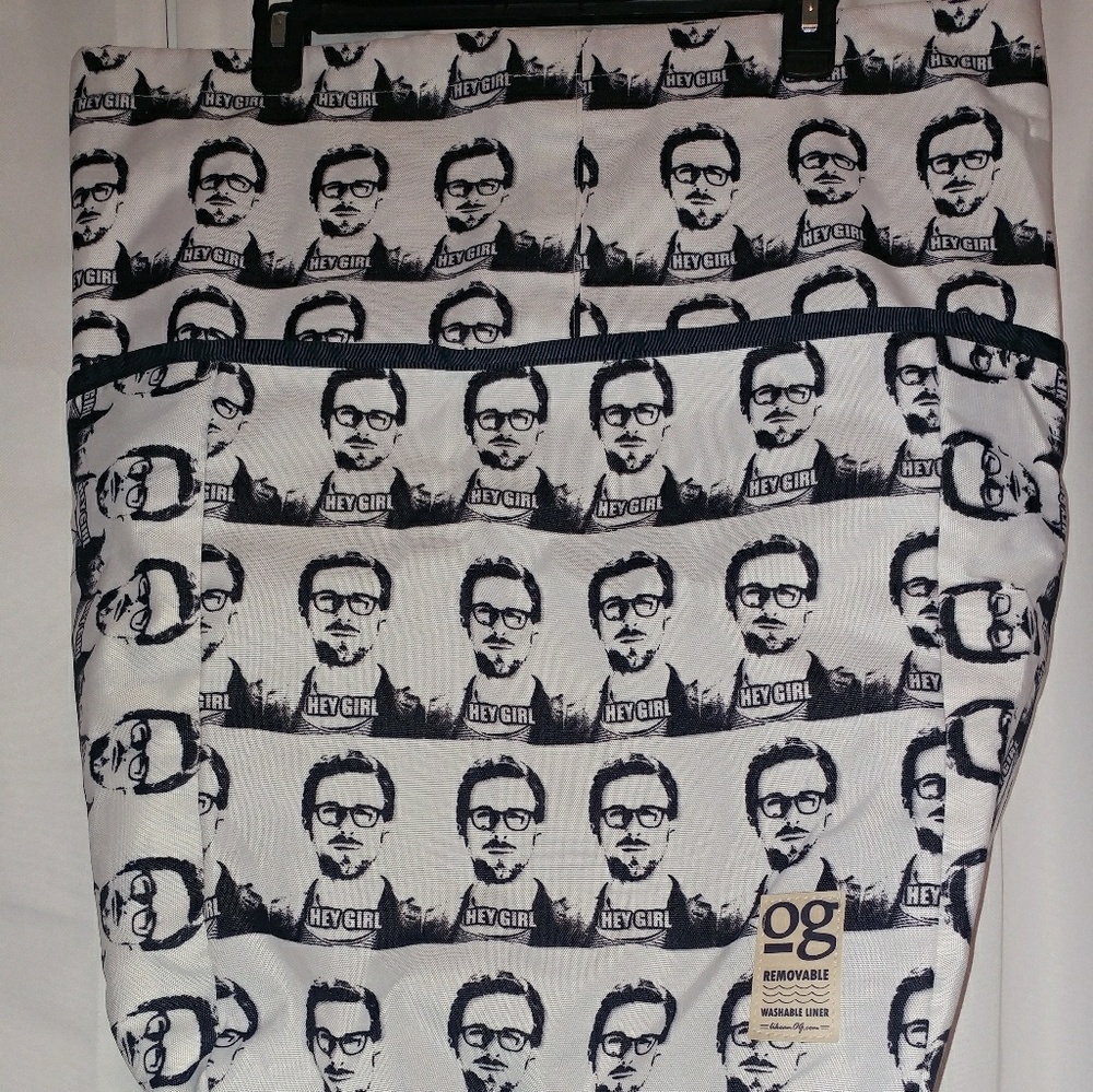 OG drawstring bag. Black and white. Likeanog.com.
